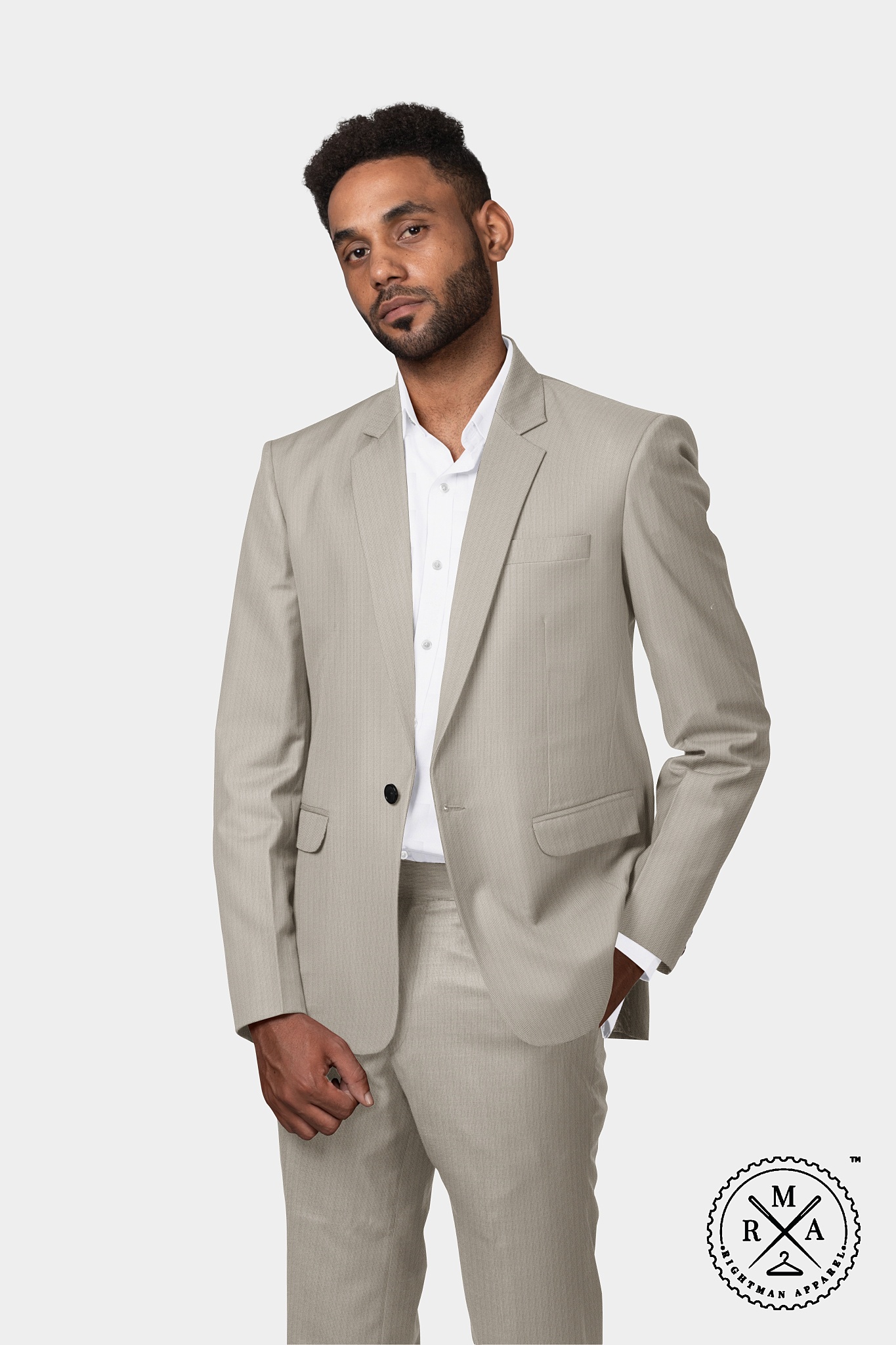 Grey Sophisticated Two Piece Suit SU154